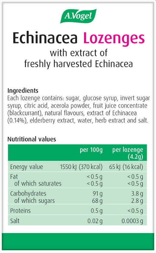 A.Vogel Echinacea Lozenges
