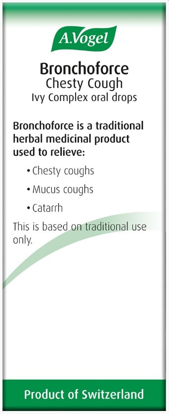 A.Vogel Bronchoforce (Ivy Thyme Complex) Drops 50ml