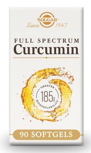 Solgar - Full Spectrum Curcumin 185x 30/90 Softgels
