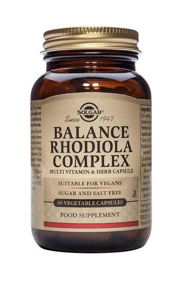 Solgar® Balance Rhodiola Complex Vegetable Capsules - Pack of 60