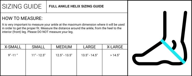 Full Ankle Helix Compression Sleeve