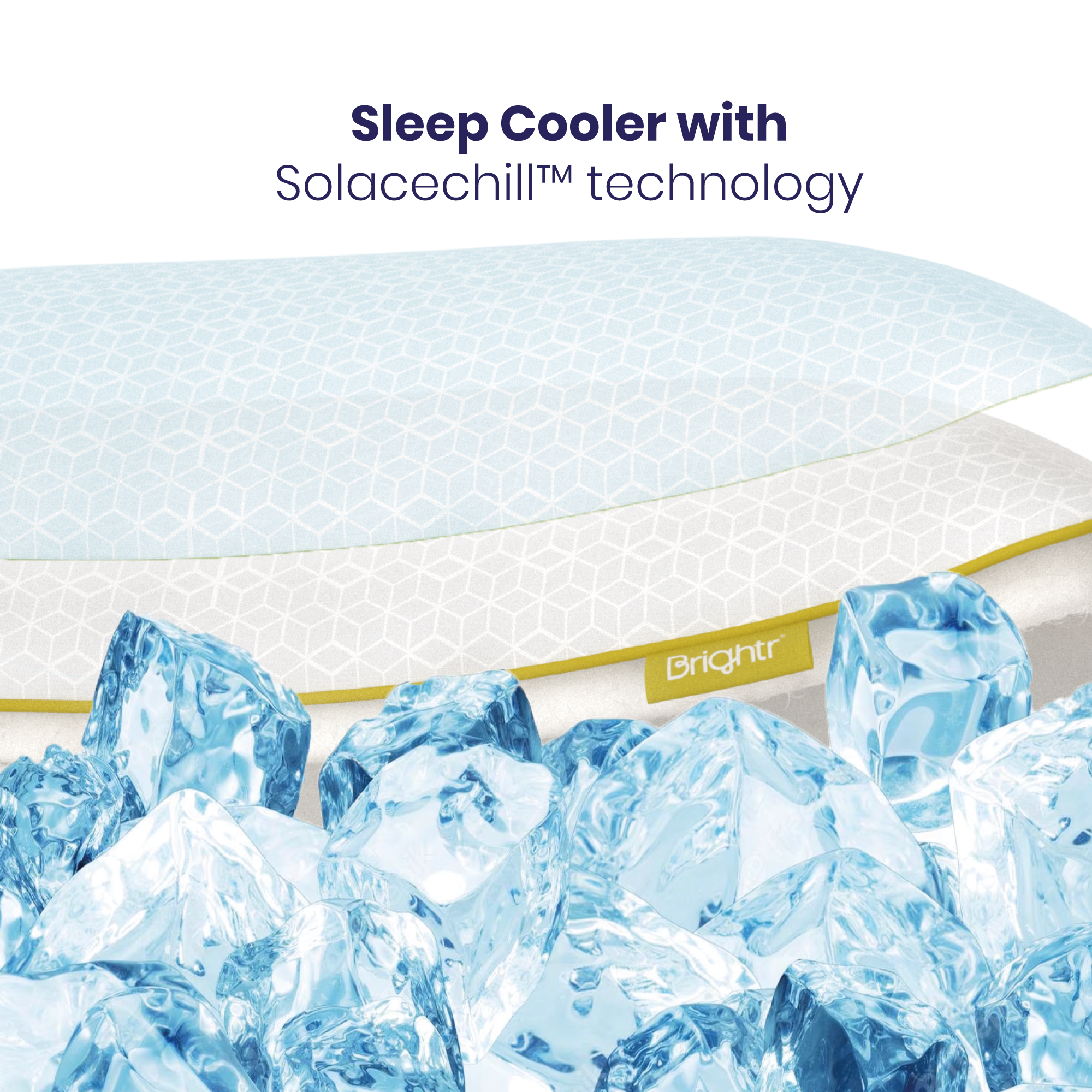 Brightr® Stella Hybrid Adjustable Pillow | Best pillow For Neck Pains