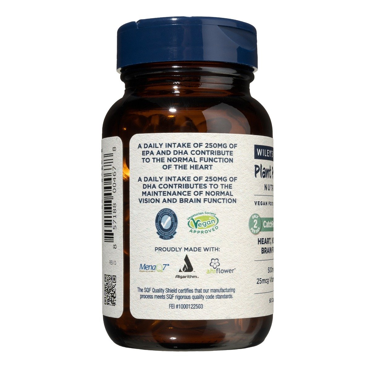 Wiley's Finest Catch Free Vegan - 60 veg capsules