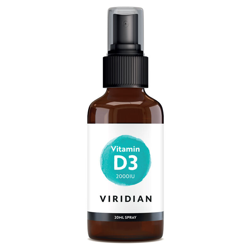 Viridian - Liquid Vitamin D3 2000iu 20ml Spray