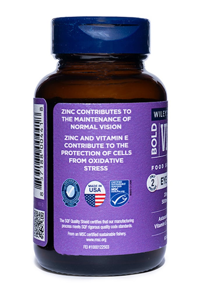 Wiley's Finest Bold Vision - 60 Fish Capsules