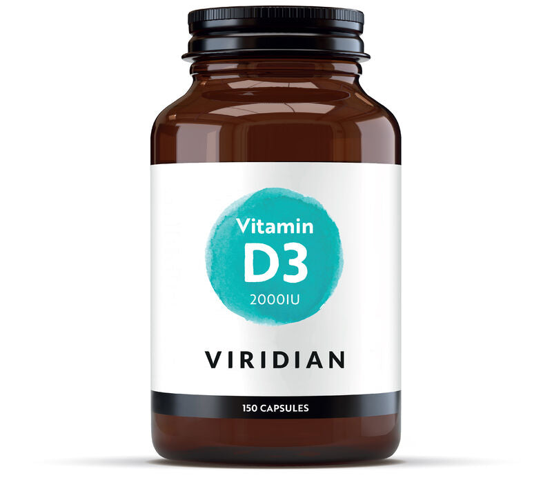 Viridian Vitamin D3 2,000IU 150 Veg Capsules