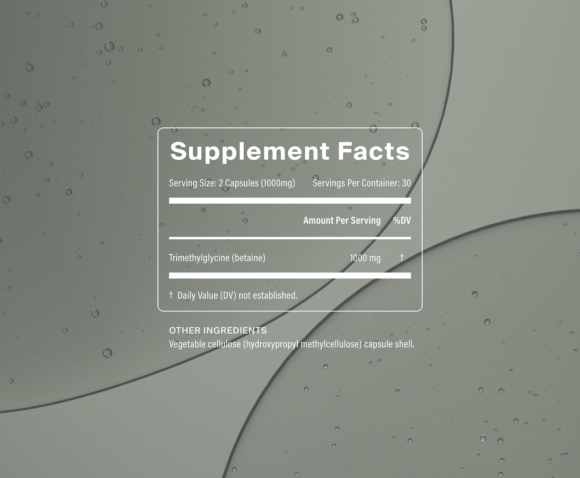 Manapura Pure TMG (Trimethylglycine) Supplement | Methylation & Cellular Health Support