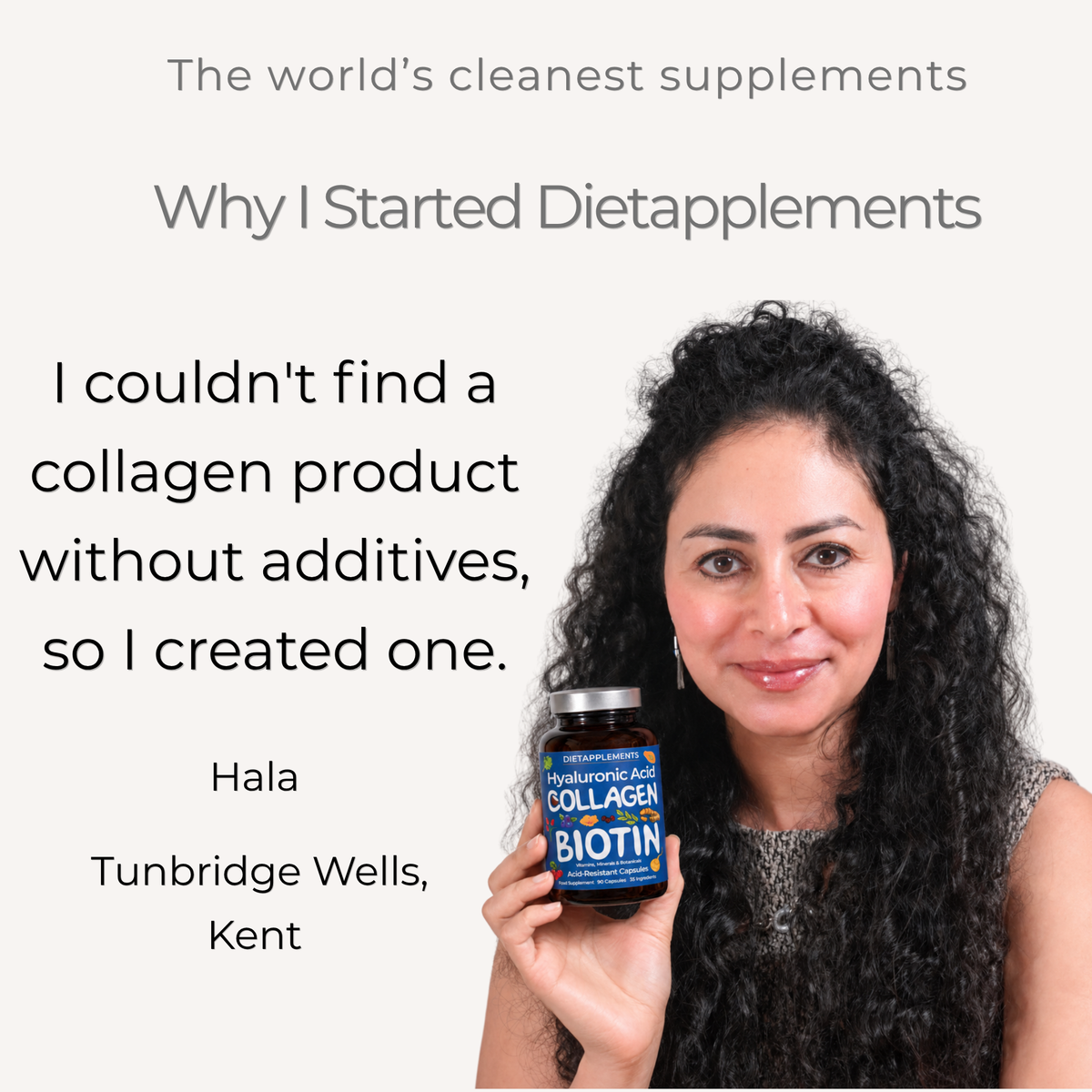 Complete Hair, Skin, Nails Supplement! Marine Collagen, Hyaluronic Acid, Biotin, Vitamins, Minerals, Superfood - 35 Ingredients