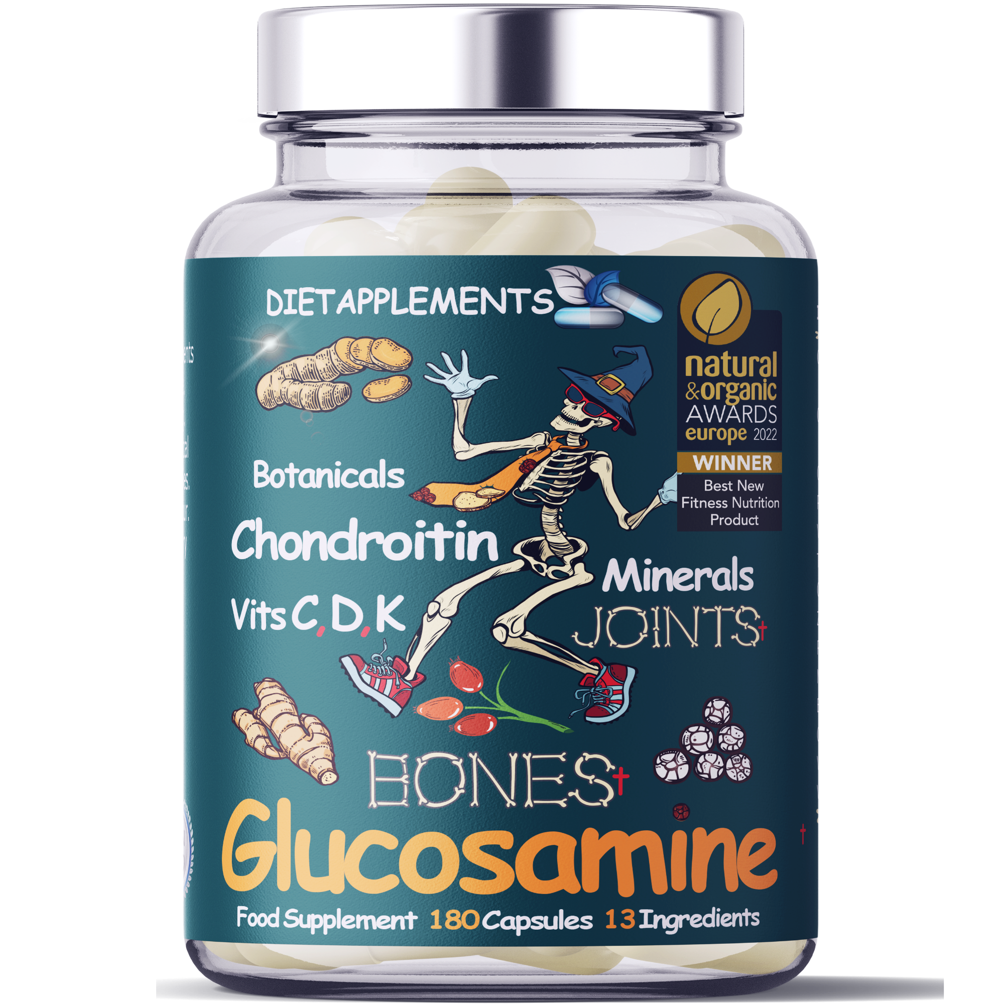 Glucosamine, Chondroitin, Turmeric, Vitamins & Minerals Complex