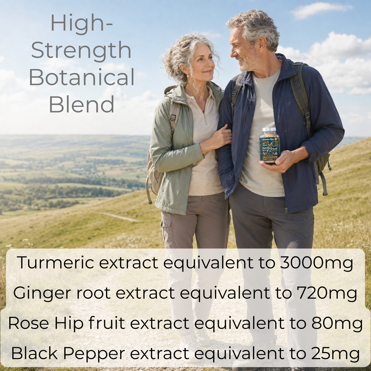 Glucosamine, Chondroitin, Turmeric, Vitamins & Minerals Complex