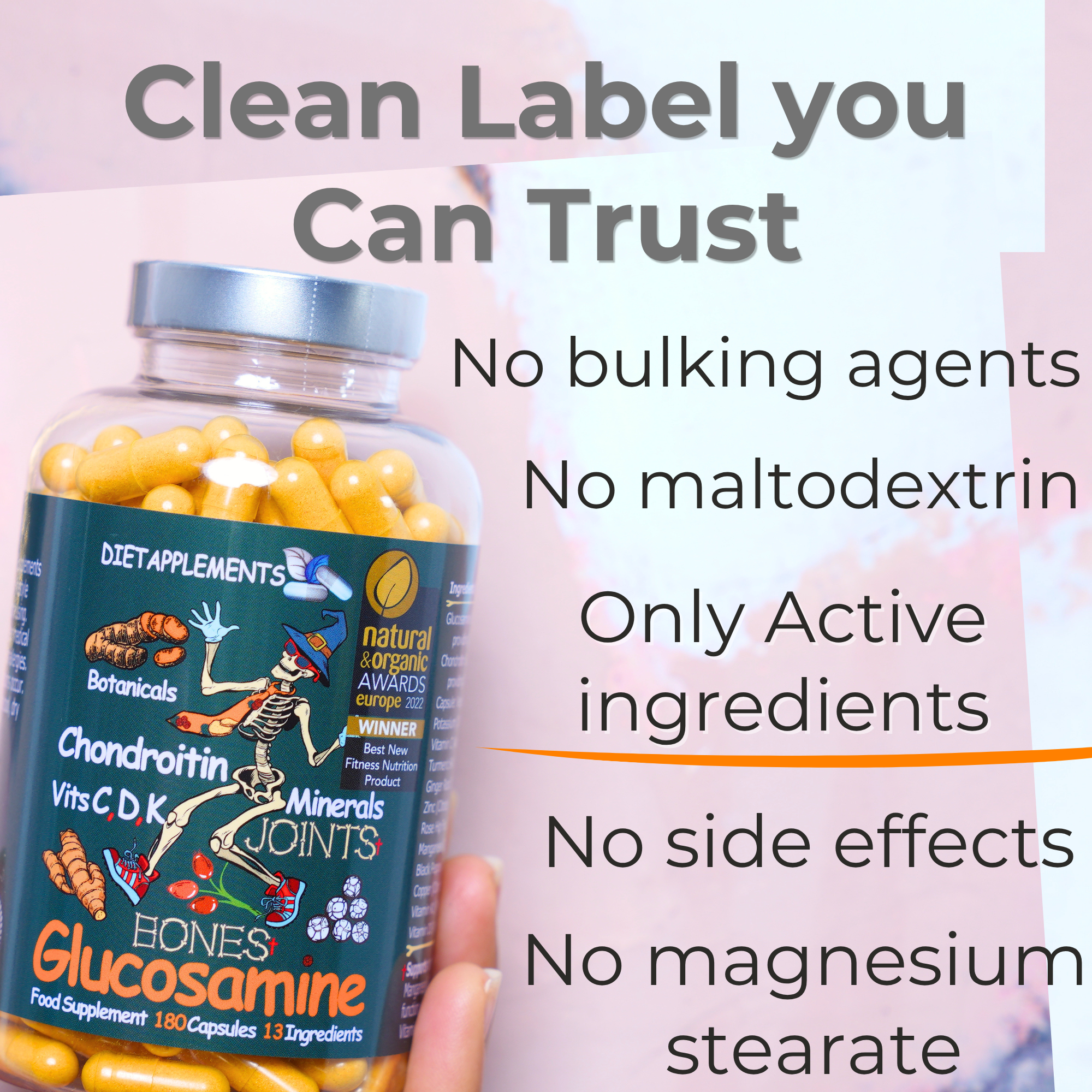 Glucosamine, Chondroitin, Turmeric, Vitamins & Minerals Complex