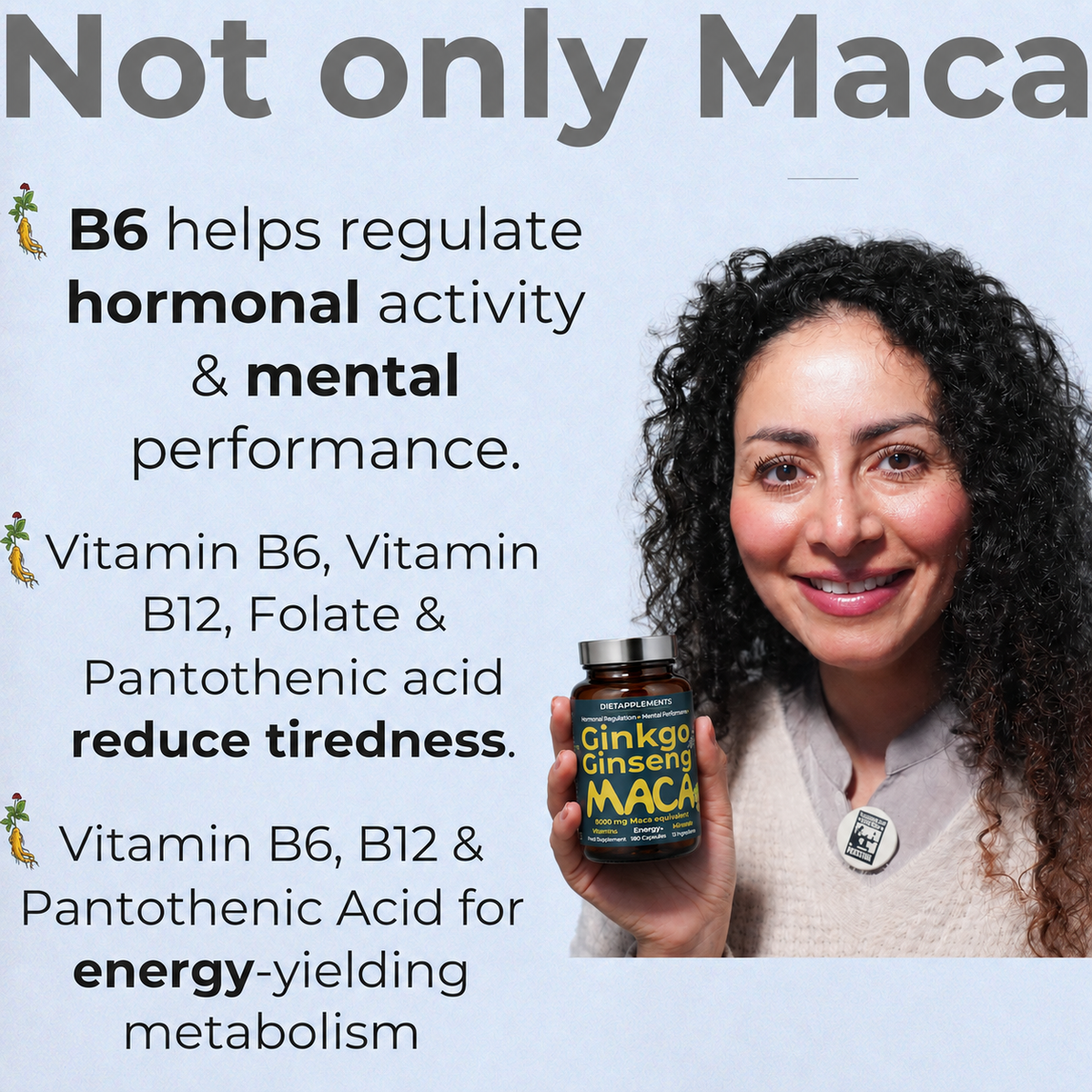 Maca, Korean Red Ginseng & Ginkgo Biloba Complex