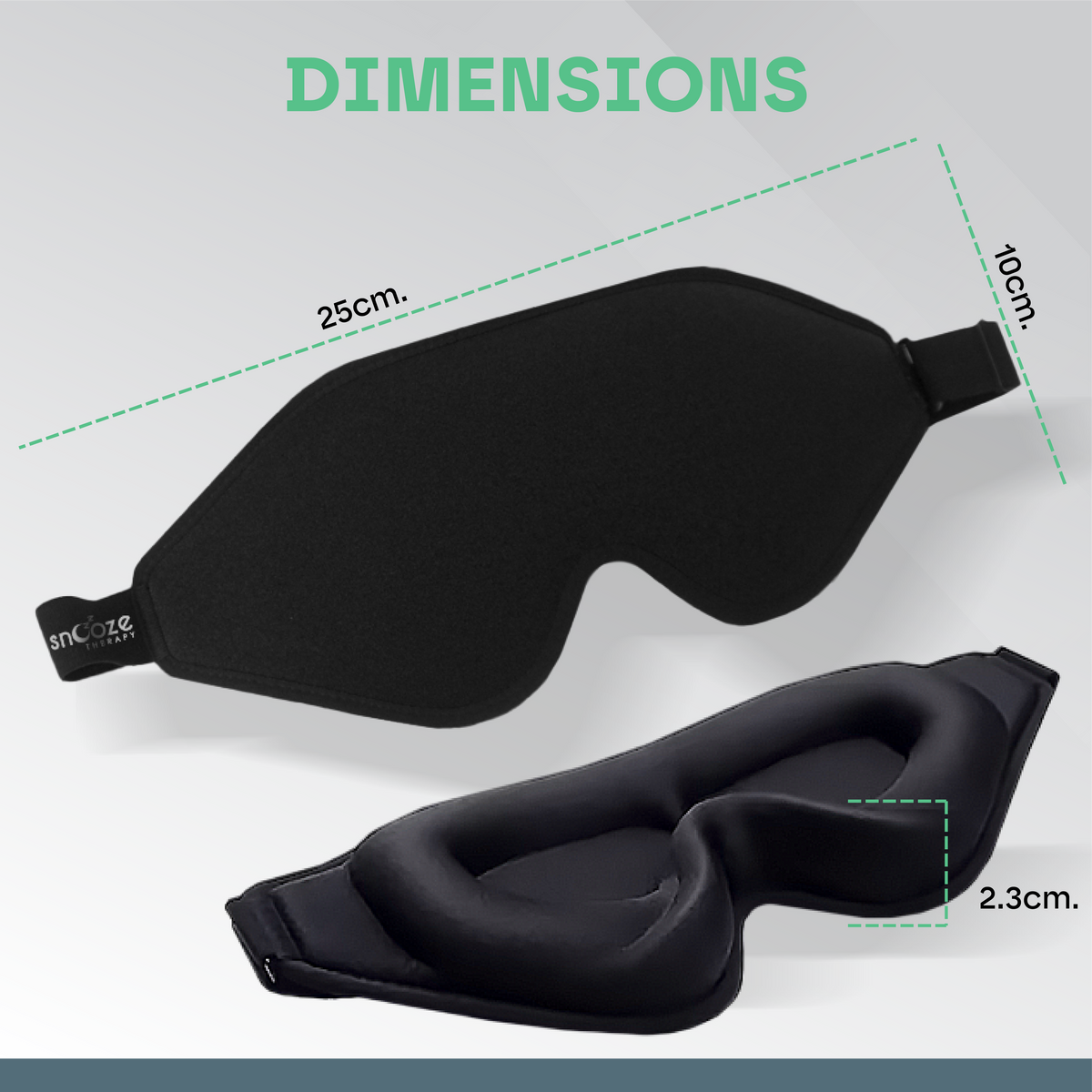 3D Weighted Eye Mask
