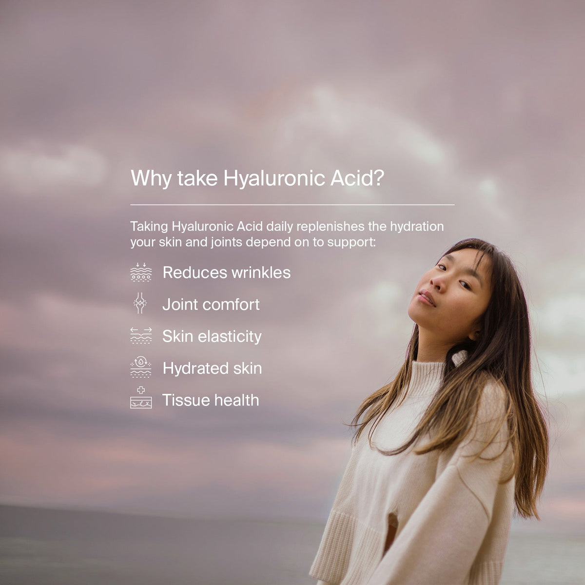 Manapura Pure Hyaluronic Acid Supplement | High-Strength Skin Hydration