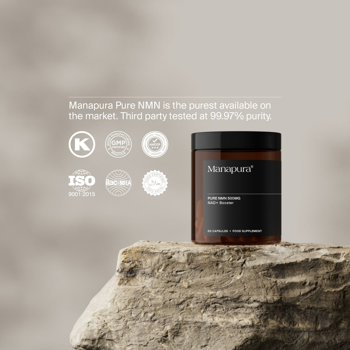 Manapura Pure NMN Supplement | NAD+ Precursor for Energy, Metabolism & Healthy Ageing