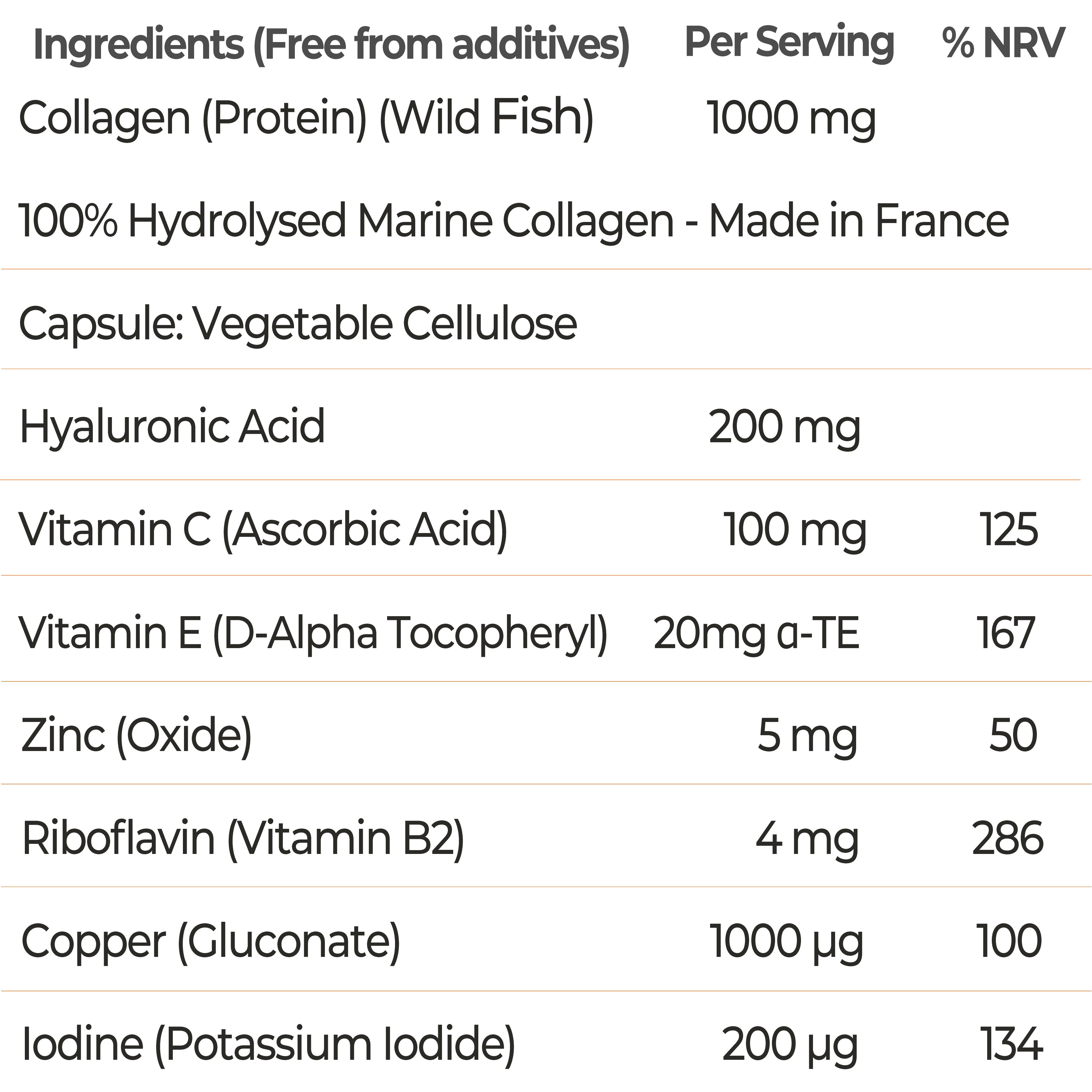 Marine Collagen & Hyaluronic Acid Complex