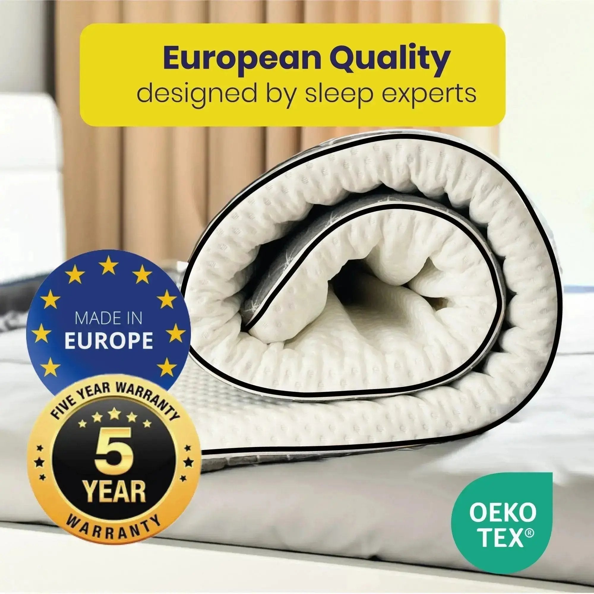 Brightr® Orthopedic Hard Mattress Topper for Back Pains