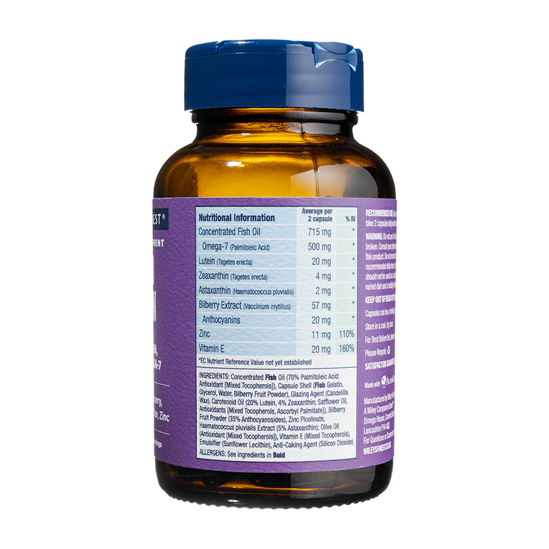 Wiley's Finest Bold Vision - 60 Fish Capsules