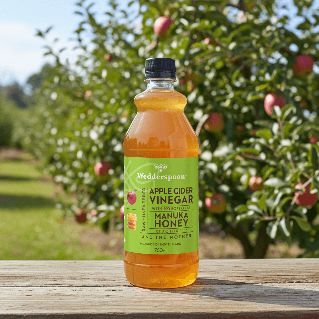 Wedderspoon Apple Cider Vinegar with Manuka Honey – 750ml