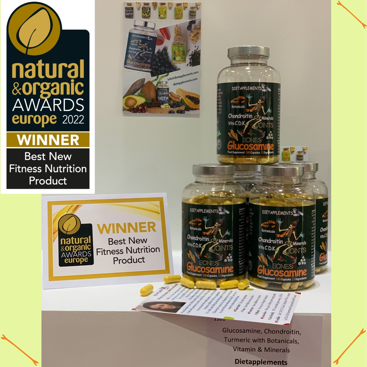 Glucosamine, Chondroitin, Turmeric, Vitamins & Minerals Complex