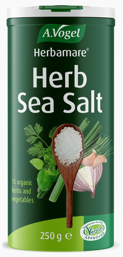 A.Vogel Herbaamare 250g tub on a white background