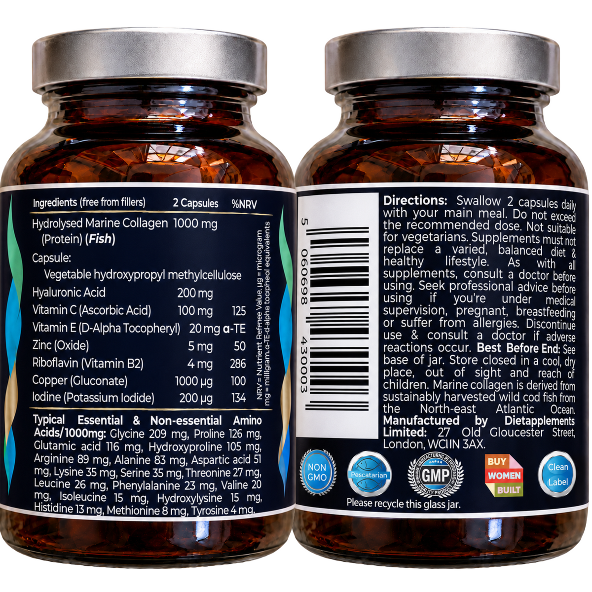 Marine Collagen & Hyaluronic Acid Complex