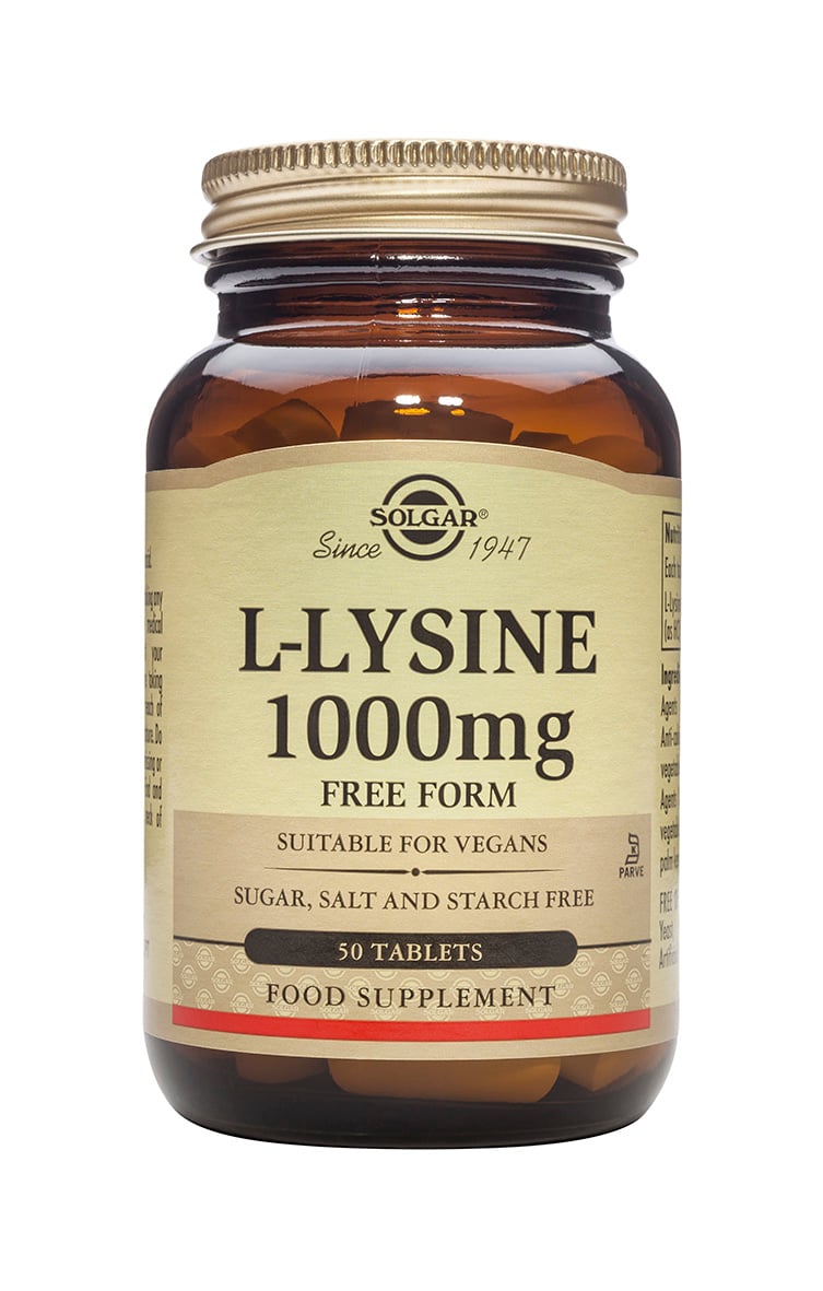 Solgar L-Lysine 1000 mg_Tablets_50