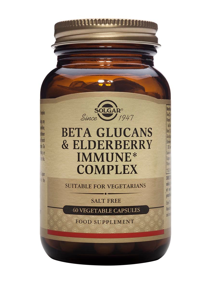 Solgar Beta Glucans & Elderberry Immune Complex_60