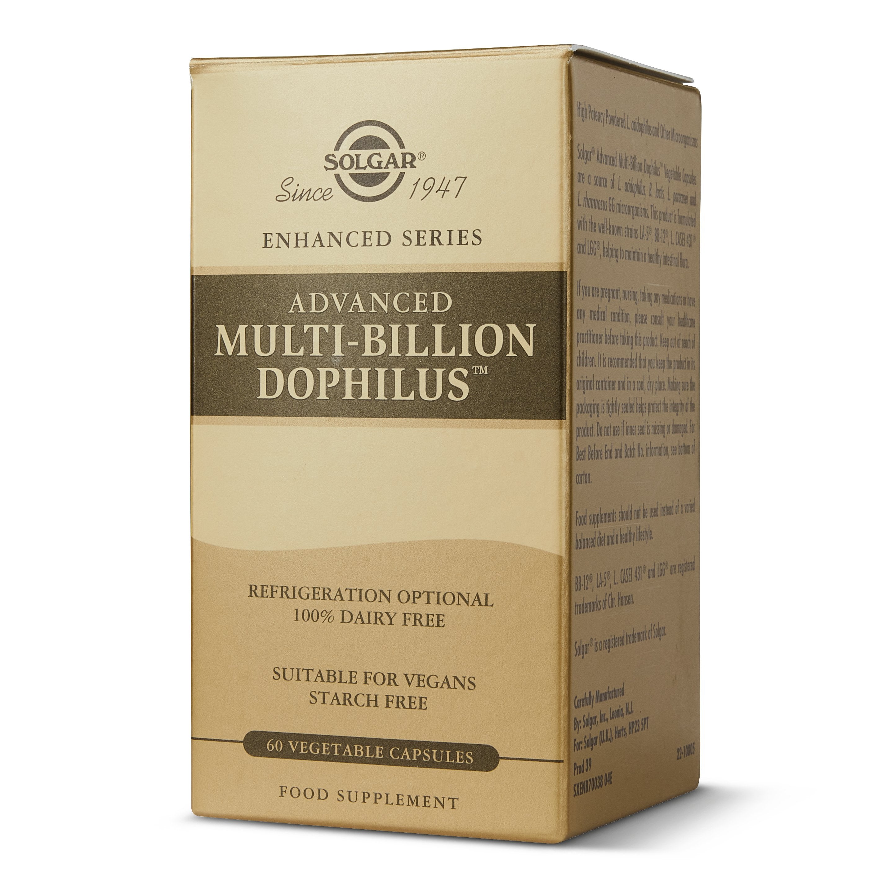 Solgar - Advanced Multi-Billion Dophilus™ 60/120 Vegetable Capsules