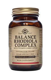Solgar® Balance Rhodiola Complex Vegetable Capsules - Pack of 60