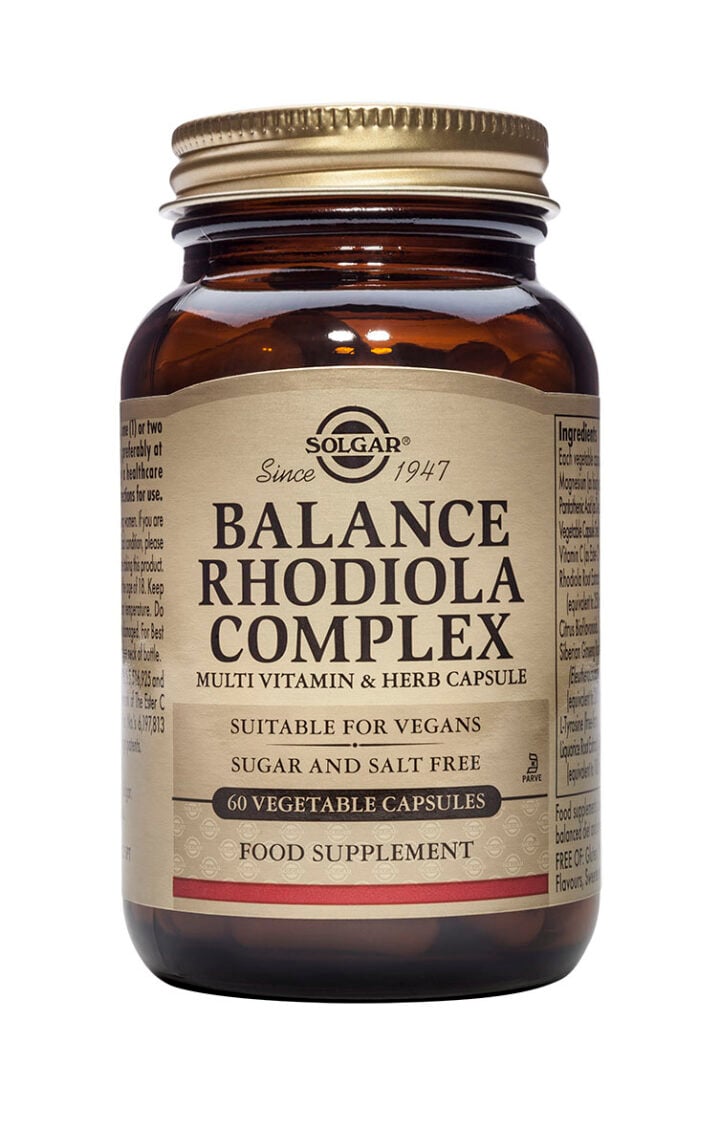 Solgar® Balance Rhodiola Complex Vegetable Capsules - Pack of 60