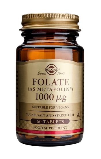 Solgar - Folate 1000 ug (as Metafolin®) 60 Tablets