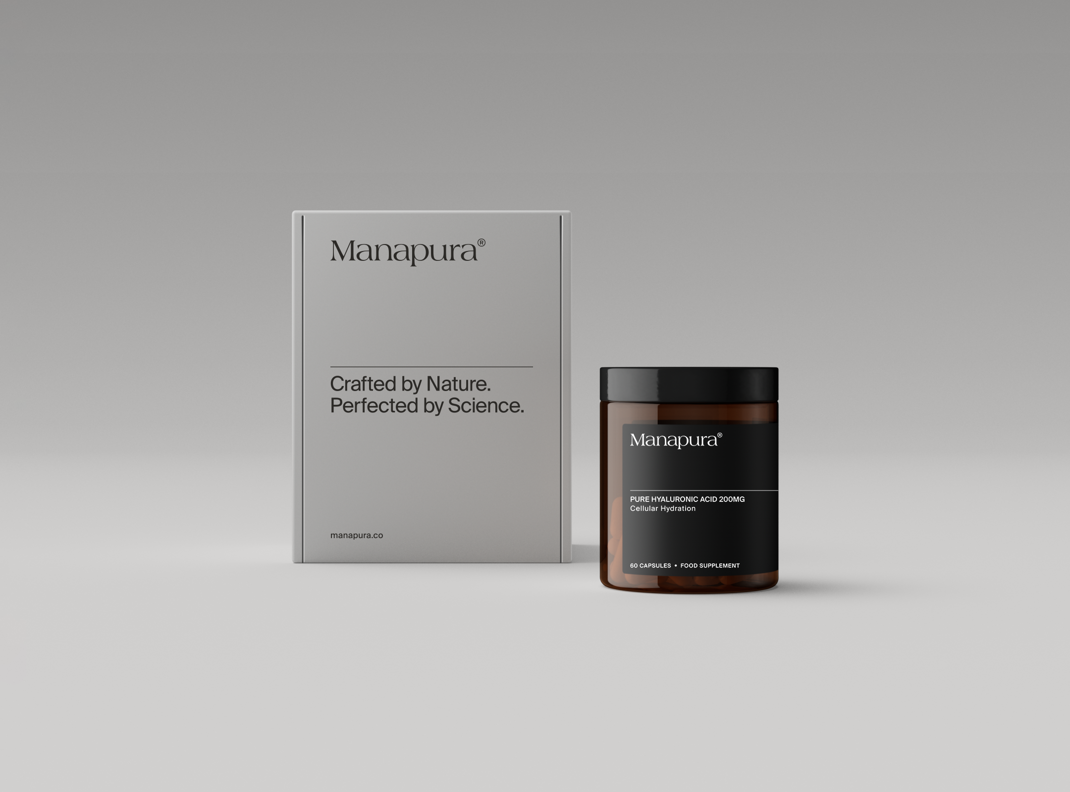 Manapura Pure Hyaluronic Acid Supplement | High-Strength Skin Hydration