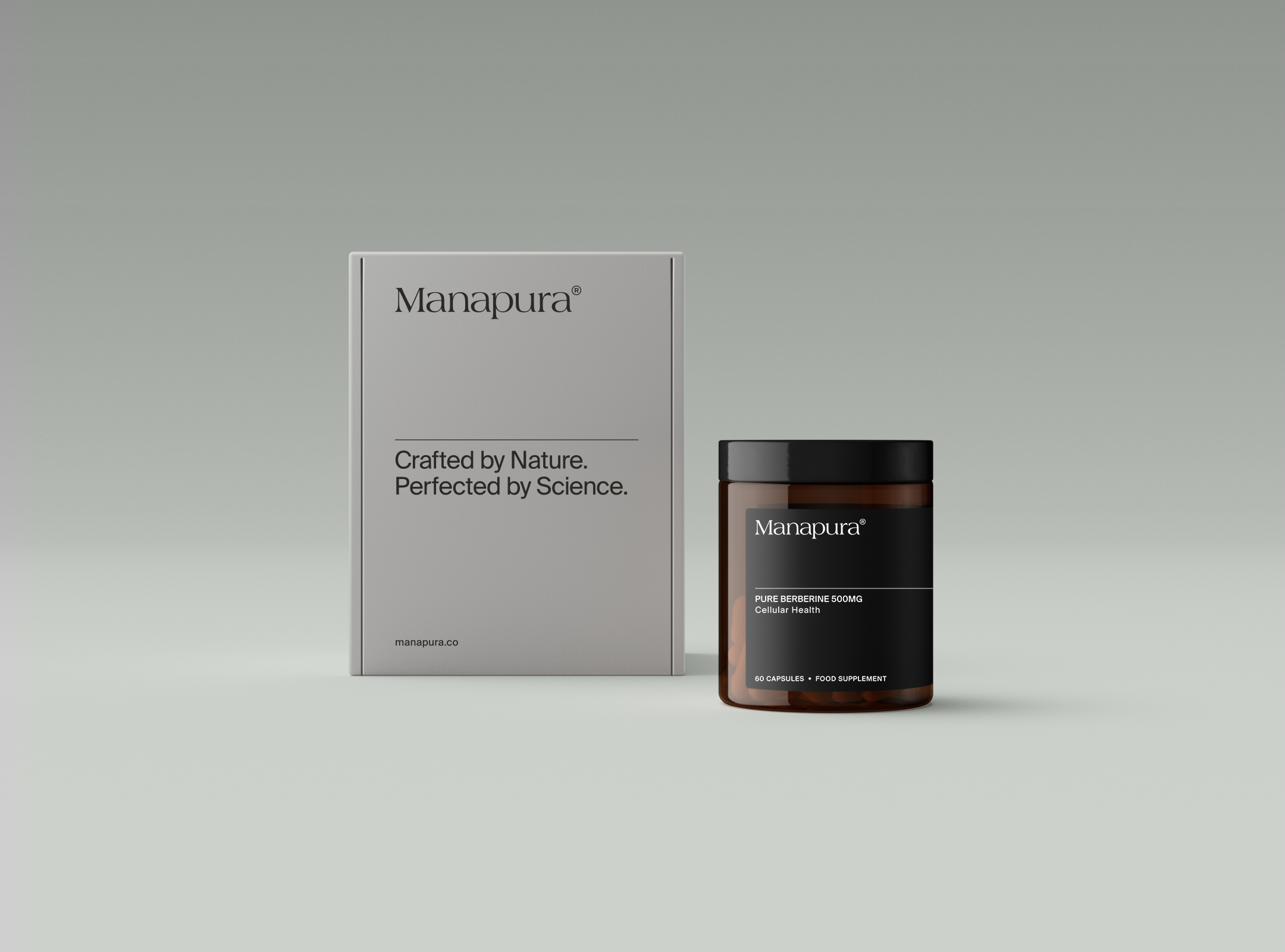 Manapura Pure Berberine Supplement | Blood Sugar & Metabolic Health Support
