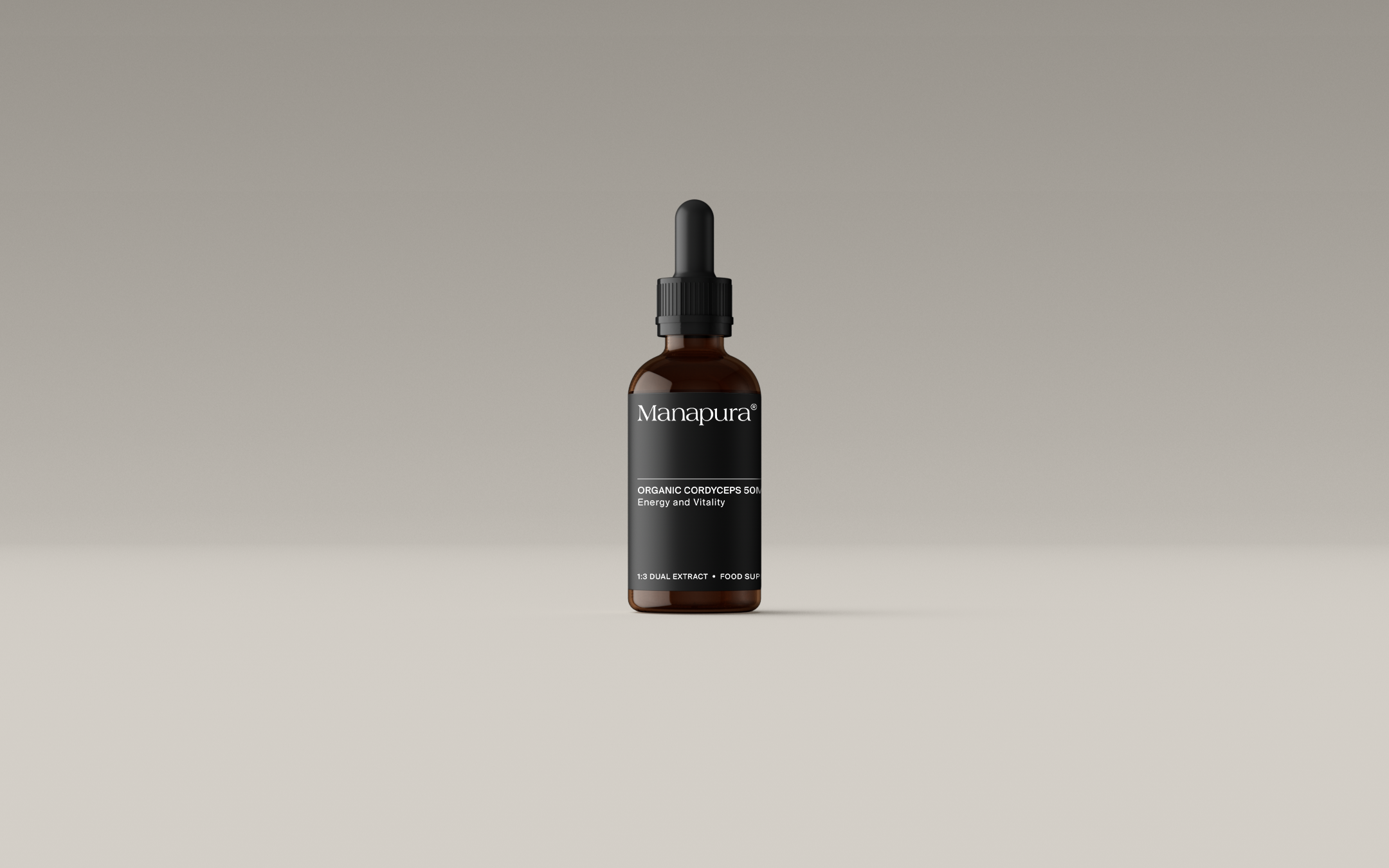 Manapura Organic Cordyceps Tincture | Natural Energy, Oxygen & Athletic Performance