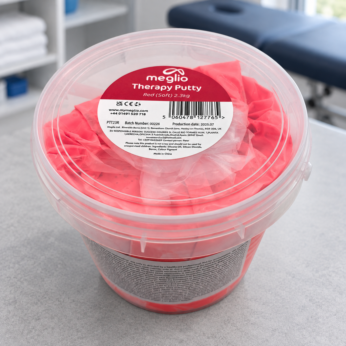 Meglio Therapy Putty 2.3kg Clinic Tub