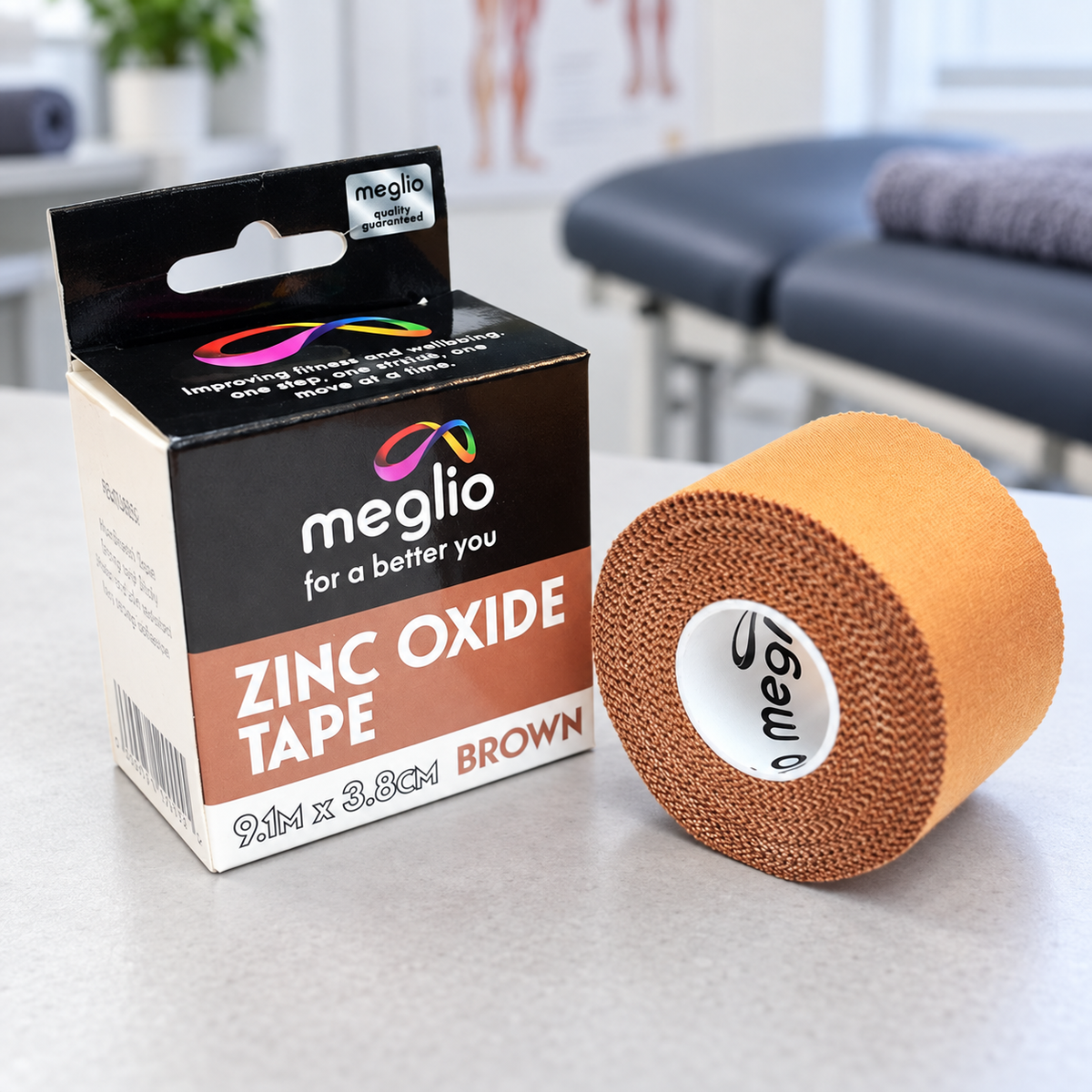 Meglio Zinc Oxide Tape Brown
