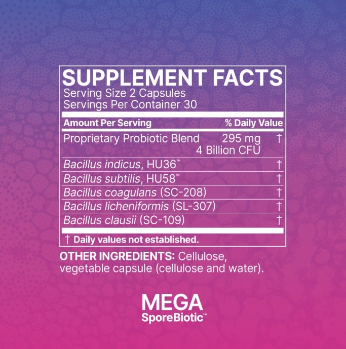 MegaSporeBiotic 60 Capsules