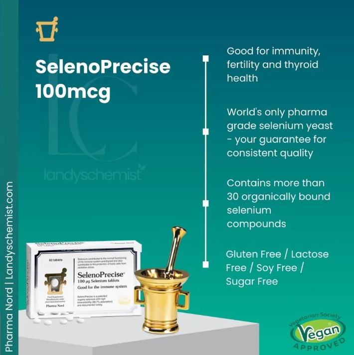 Pharma Nord SelenoPrecise | 100mcg Selenium | 60 Tablets