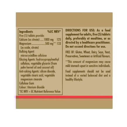 Solgar - Calcium Magnesium Citrate 50 Tablets