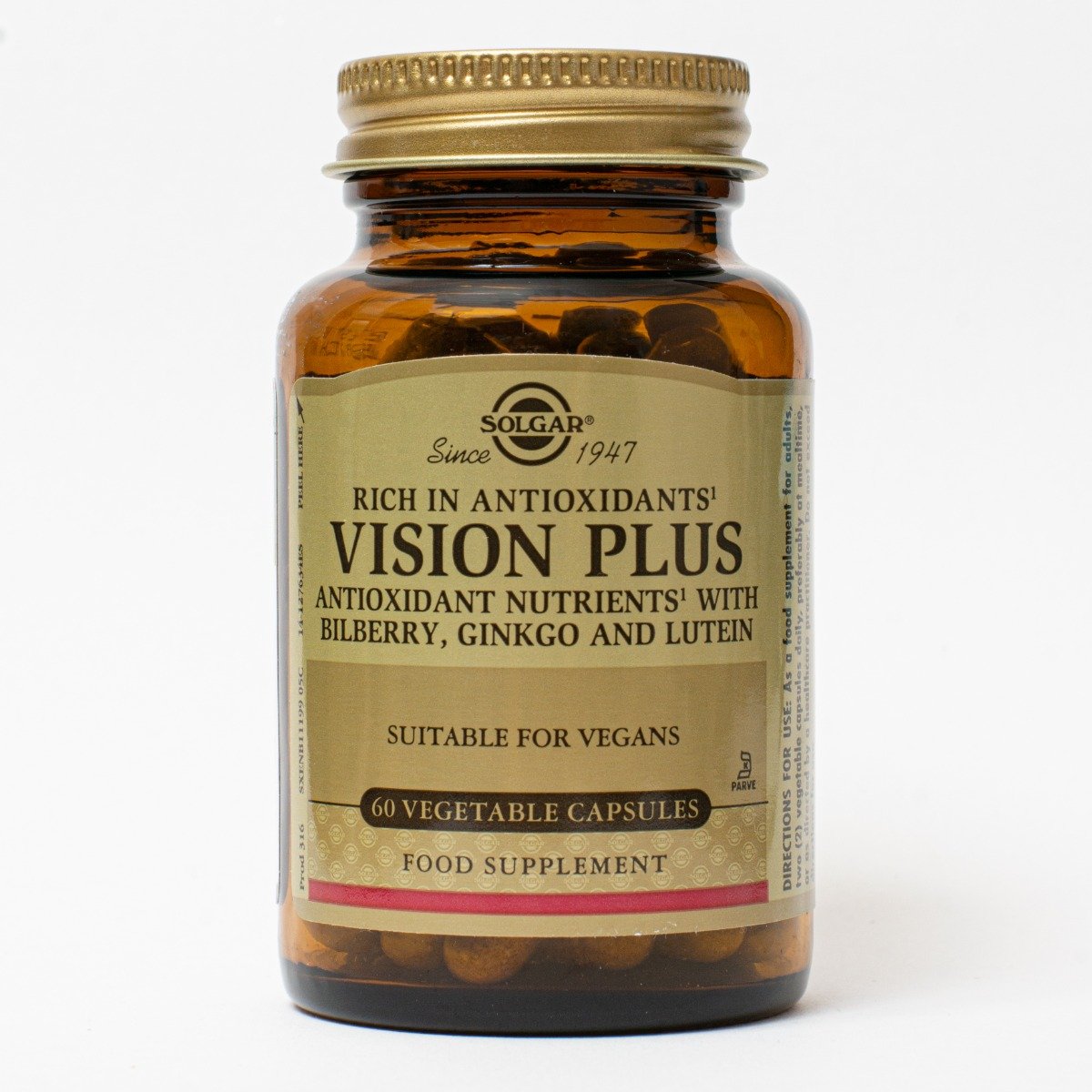 Solgar - Vision Plus Vegetable Capsules