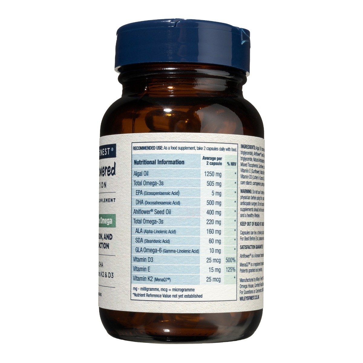 Wiley's Finest Catch Free Vegan - 60 veg capsules
