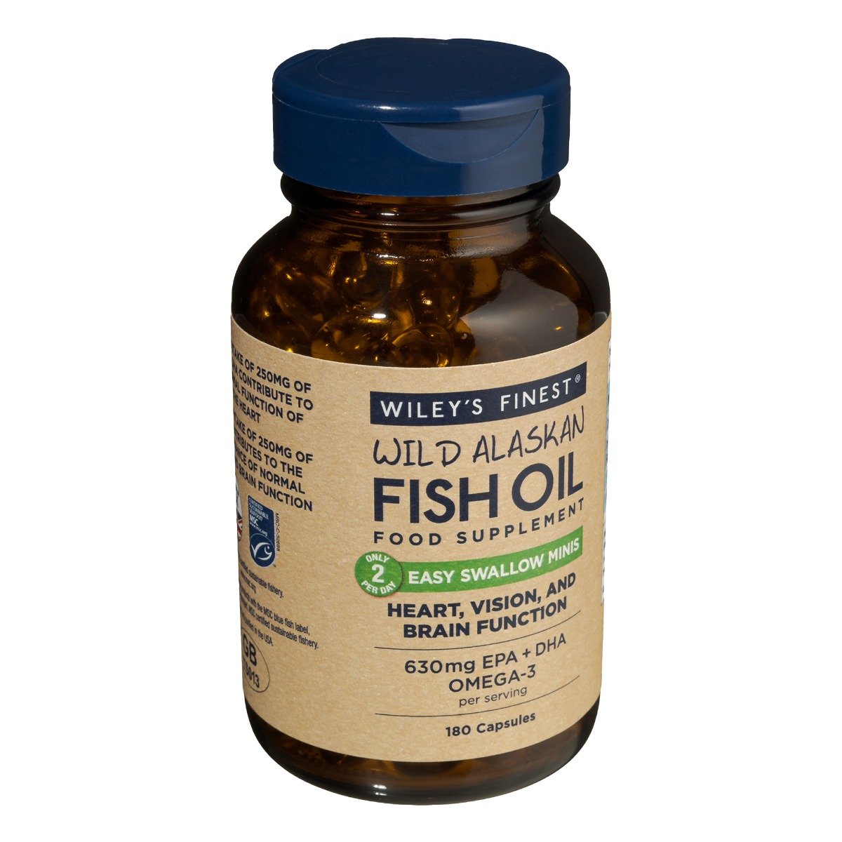 Reduced Wiley's Finest Easy Swallow mini's - 180 Softgels