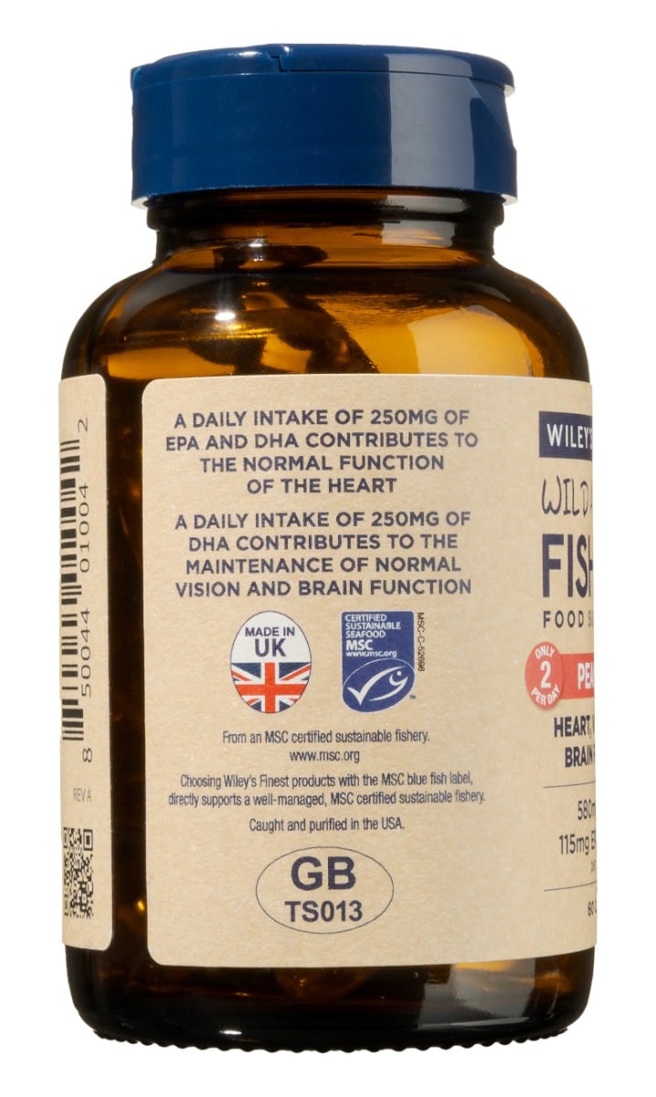 Wiley's Finest Peak DHA - 60 capsules