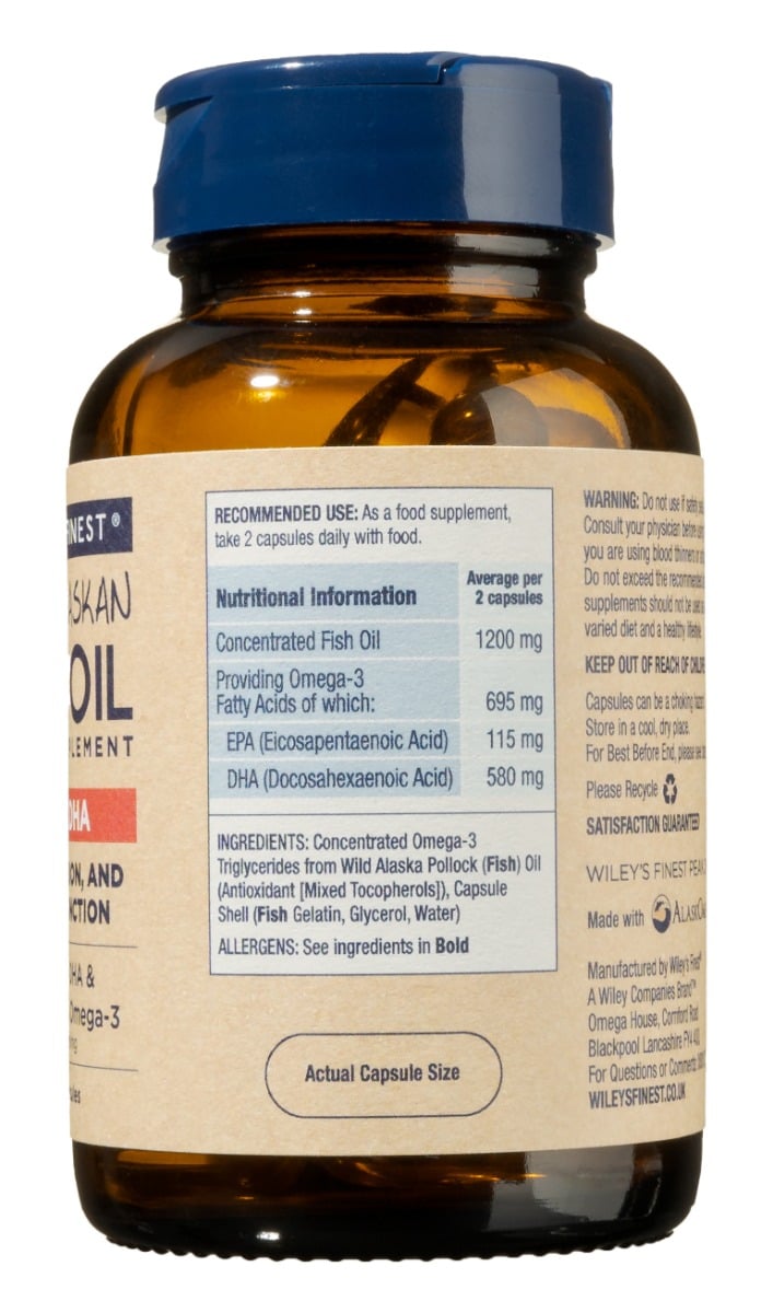 Wiley's Finest Peak DHA - 60 capsules