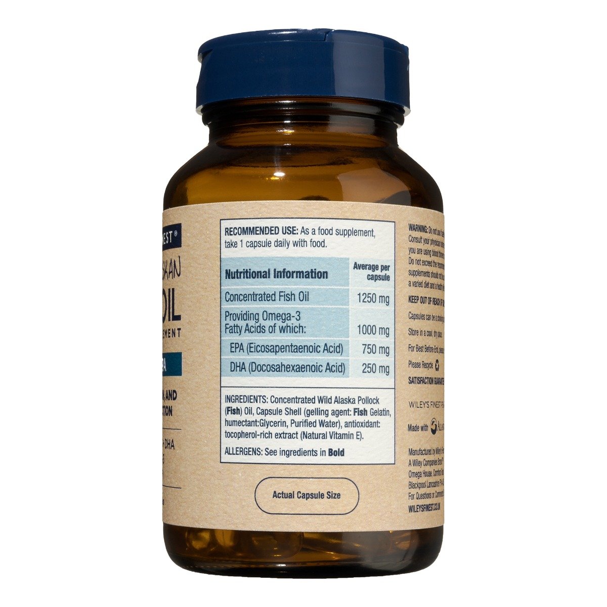 Wiley's Finest Peak EPA - 30/60 Softgels