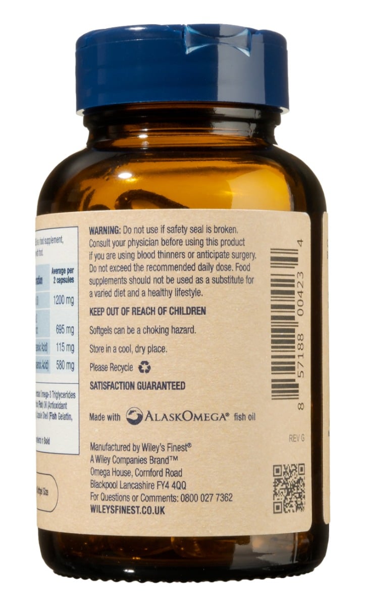 Wiley's Finest Prenatal DHA - 60 Fish Softgels
