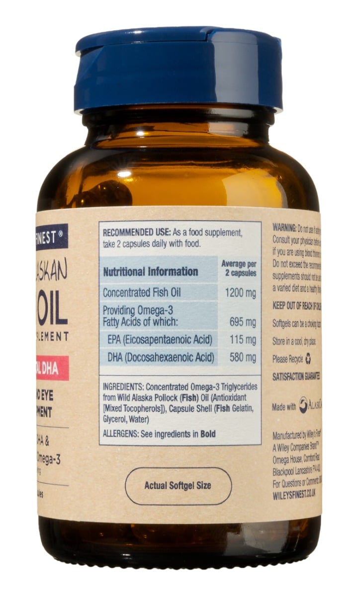 Wiley's Finest Prenatal DHA - 60 Fish Softgels