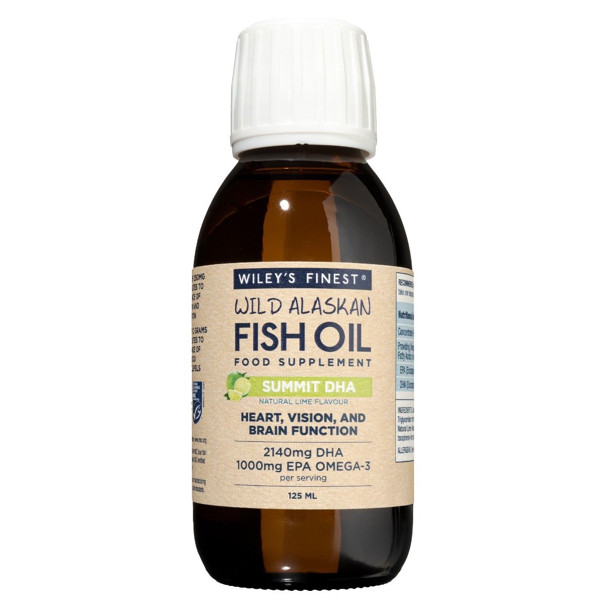 Wiley's Finest Summit DHA Liquid - 125ml 25 servings