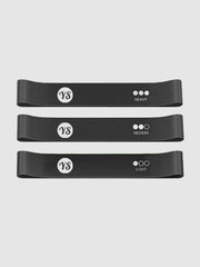 Yoga Studio Resistance Loop Bands - 3 Pack Inc Bag